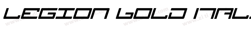 Legion Bold Italic B字体转换